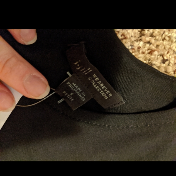 J. Jill Black T-shirt dress. Small petite. - Picture 10 of 10